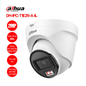 Camera IP 2MP Dome DAHUA (Dome 2MP liền Mic ánh sáng kép)