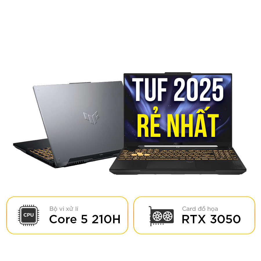 Laptop Gaming Asus TUF F16 FX607VJB-RL151W - Intel Core 5 210H | RTX 3050 | 16 Inch 144Hz