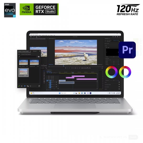 Surface Laptop Studio 2 Intel Core i7 13700H, RAM 16GB, SSD 512GB, NVIDIA GeForce RTX 4050