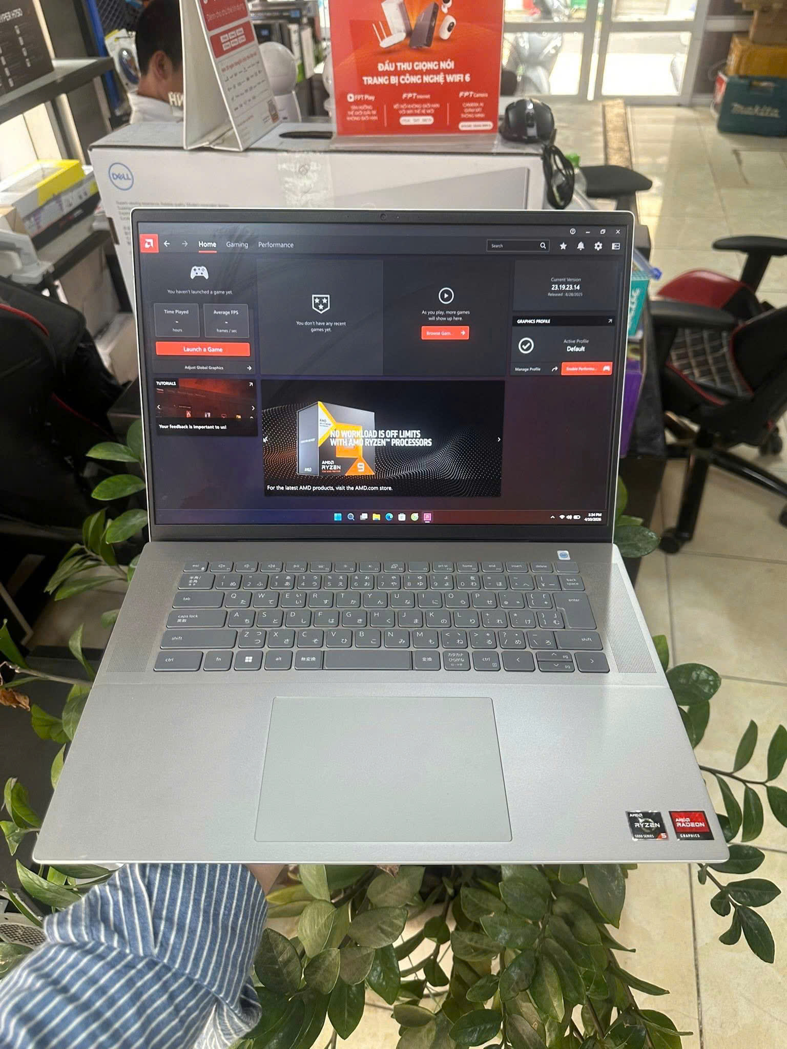 Dell Inspiron 5625 Ryzen 5-5625U /16GB /256GB /16″ FHD IPS(máy cũđẹp 99%)